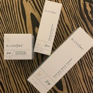 Blissoma Facial Cleanser, Recovery Mask & Calming Elixir